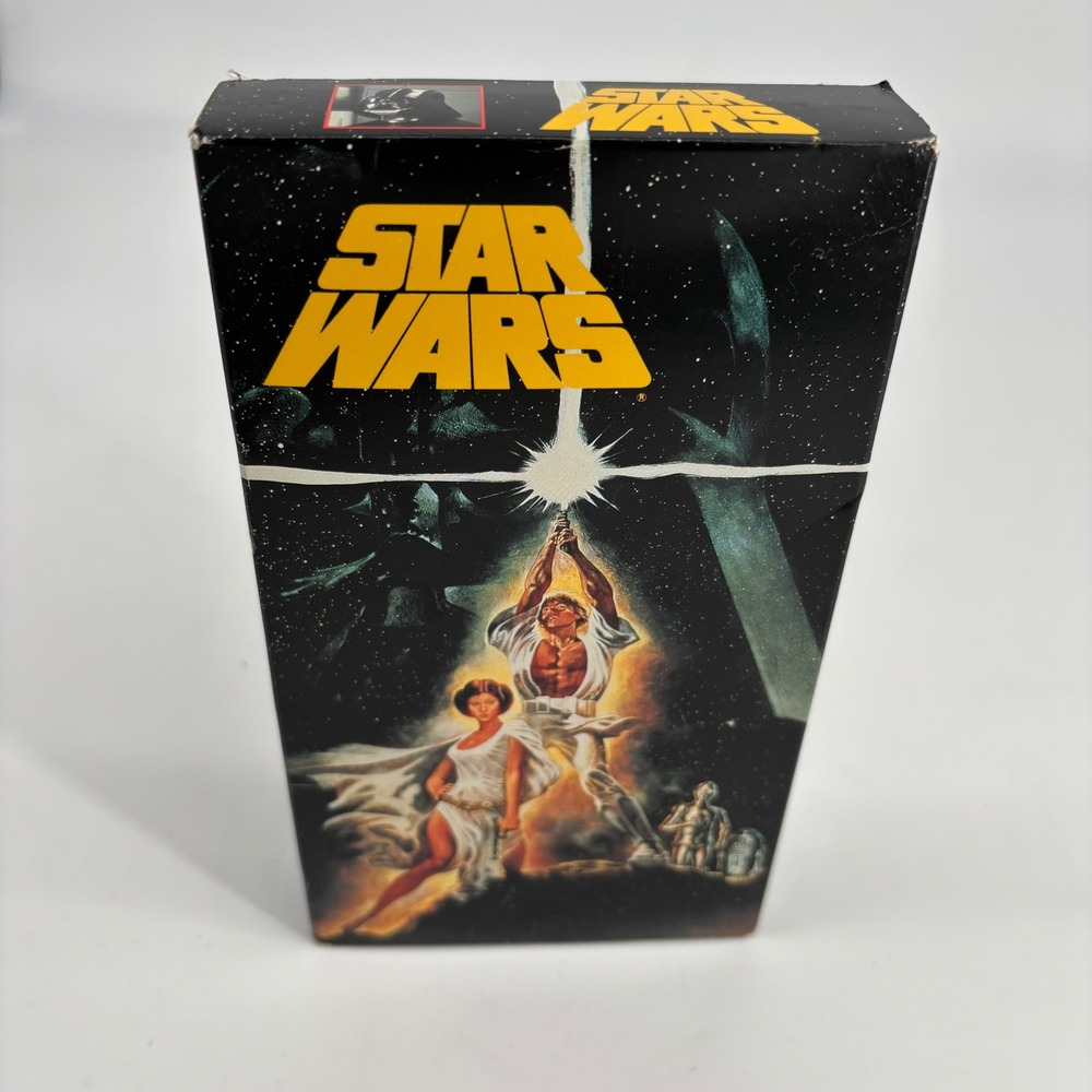 Star Wars A New‎ Hope VHS 1990 CBS FOX Video 1130 Digitally Mastered PG NTSC